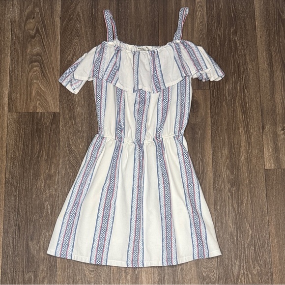 abercrombie kids Other - Abercrombie Kids Blue and Red Patterned Dress Girls Size 15/16